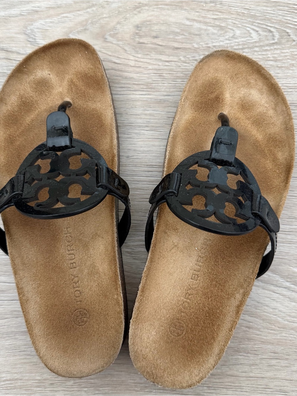 Tory Burch Miller Cloud Sandal Black Size 7.5 - Picture 2 of 3